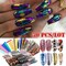 Kitcheniva Holographic Flower Nail Foils Decal Nail Art Transfer Sticker